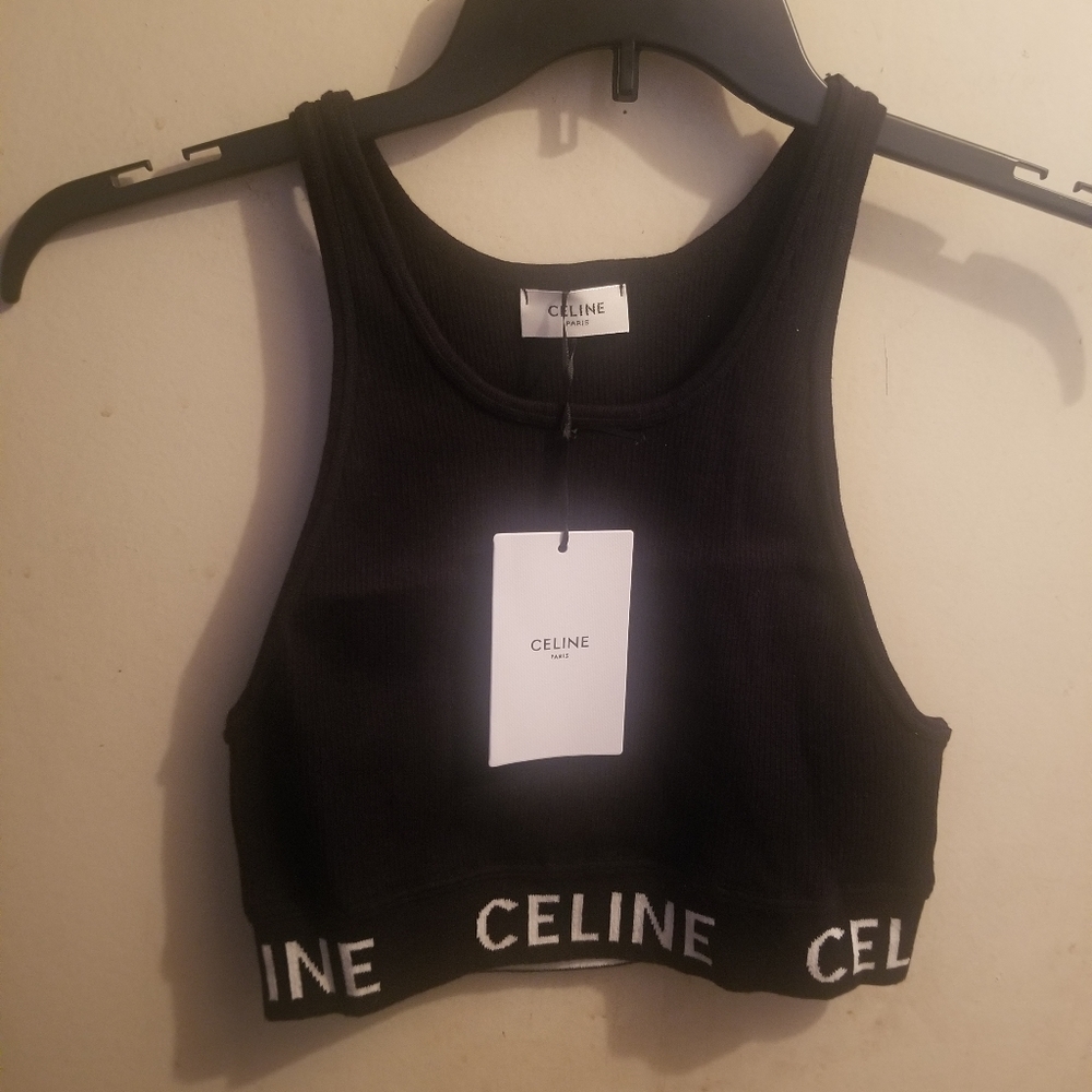 Celine crop tank top